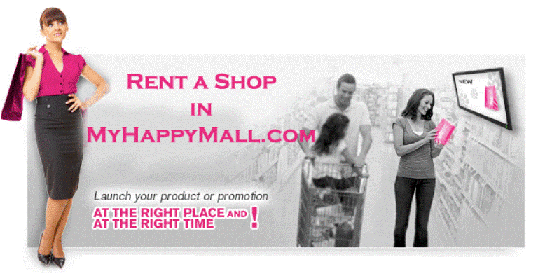 Rent A shop space at myhappymall.com